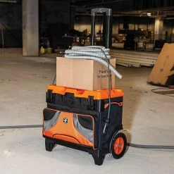 Klein 55473RTB 19 Pocket Telescoping Tradesman Pro Tool Master Rolling Tool Bag Tools & Equipment