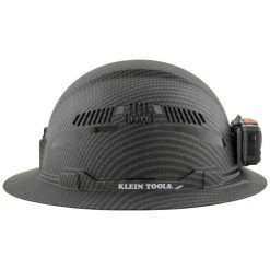 Tools & Equipment Klein 60347 Hard Hat Premium KARBN Vented Full Brim Class C W/ Headlamp 24 Tools & Equipment Klein 60347 Hard Hat Premium KARBN Vented Full Brim Class C W/ Headlamp