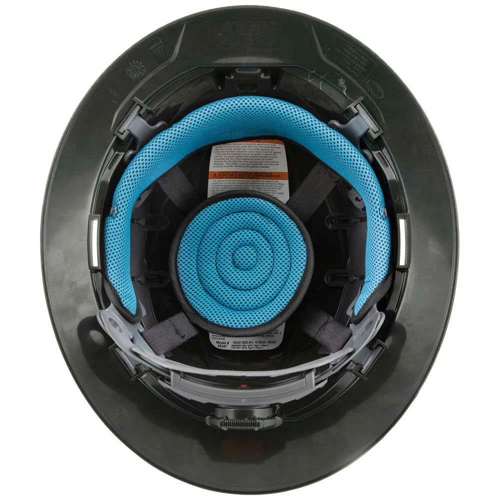 Tools & Equipment Klein 60347 Hard Hat Premium KARBN Vented Full Brim Class C W/ Headlamp 9 Tools & Equipment Klein 60347 Hard Hat Premium KARBN Vented Full Brim Class C W/ Headlamp