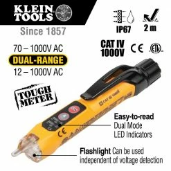 Klein 69355 Premium Electrical Test Kit W/ Batteries
