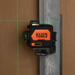Tools & Equipment Klein 93PLL Cordless Rechargeable Li-Ion Self-Leveling Green Planar Laser Level