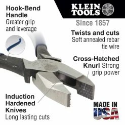 Klein 94508 2 Piece Ironworkers Heavy Duty High Leverage Pliers Kit