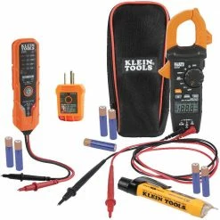 Klein CL120VP AC/DC Voltage Clamp Meter Electrical Test Kit W/LCD