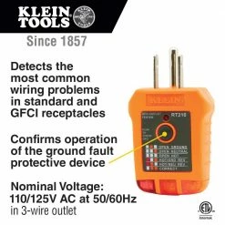 Klein CL120VP AC/DC Voltage Clamp Meter Electrical Test Kit W/LCD