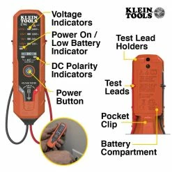 Klein CL120VP AC/DC Voltage Clamp Meter Electrical Test Kit W/LCD