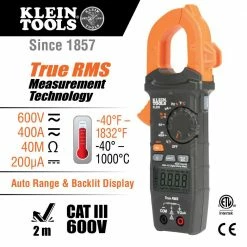 Tools & Equipment Klein CL320KIT Digital Clamp Meter Infrared/Probe Thermometer HVAC Kit