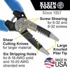 Klein K12035 Klein Kurve Heavy-Duty Wire Stripper 8-20 AWG