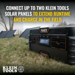 Klein KTB1000 1500W Portable Pure Sine Wave Rechargeable Power Station Batteries & Chargers