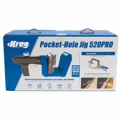 Tools & Equipment Kreg KPHJ520PRO 520 Pro VersaGrip Handheld Pocket Hole Jig Kit W/ GripMaxx