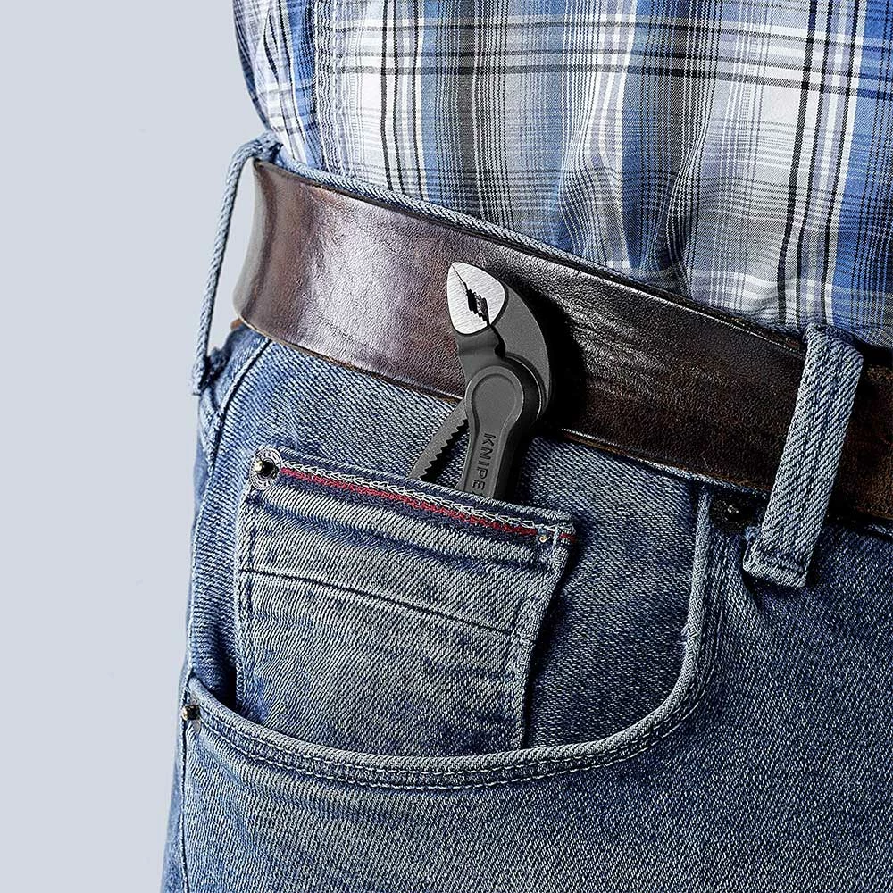 Knipex 87 00 100 4'' Cobra XS Slim Long Lasting Non Coated Grip Pliers 5 Knipex 87 00 100 4'' Cobra XS Slim Long Lasting Non Coated Grip Pliers