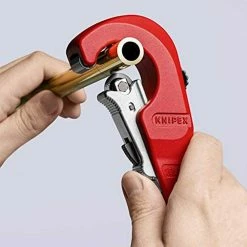 Knipex 90 31 02 SBA 7" TubiX Durable Lightweight Metal Pipe Cutter 9 Knipex 90 31 02 SBA 7