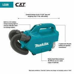 Makita LC09A1 12V Max 2.0Ah CXT Lithium-Ion Cordless Vacuum Kit