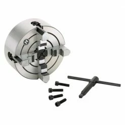 Tools & Equipment Shop Fox M1061 6 Inch 1.5 Inch Bore 4 Jaw Independent Jaw Lathe Chuck