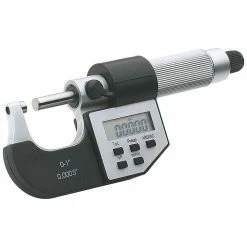 Shop Fox M1083 0 Inch - 1 Inch Dual Reading Outside Digital Micrometer Tools & Equipment