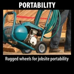 Makita MAC5200 3.0 HP Cast Iron Roll Cage Big Bore Air Compressor Tools & Equipment