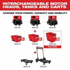 Tools & Equipment Milwaukee 0932-20 12 Gallon Wet/Dry Vacuum Tank