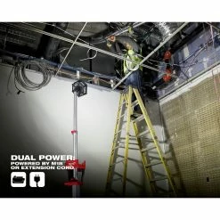 Milwaukee 2131-20 M18 18V Li-Ion ROCKET Dual Power Tower Light - Bare Tool