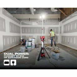 Milwaukee 2136-21 M18 18V ROCKET 6000 Lumens Cordless Tower Light/Charger Kit