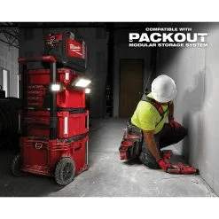 Tools & Equipment Milwaukee 2357-20 M18 18V PACKOUT 3000 Lumen Multi-Directional Light/Charger 18 Tools & Equipment Milwaukee 2357-20 M18 18V PACKOUT 3000 Lumen Multi-Directional Light/Charger