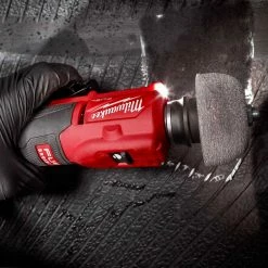 Automotive Milwaukee 2409-20 M12 FUEL 12V Brushless Li-Ion Low Speed Tire Buffer -Bare Tool