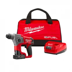 Milwaukee 2416-21XC M12 FUEL 12V 5/8-Inch 4.0Ah SDS-Plus Rotary Hammer Kit Tools & Equipment