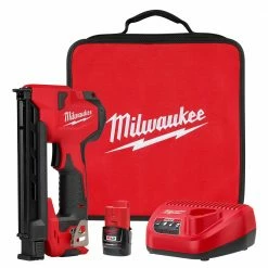 Milwaukee 2448-21 M12 12V Cordless Li-Ion Brushed Cable Stapler Kit Tools & Equipment