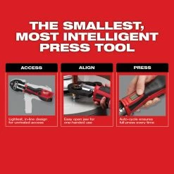 Tools & Equipment Milwaukee 2473-22 M12 12V Force Logic Press Tool Kit