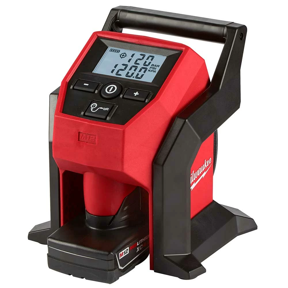 Milwaukee 2475-21CP M12 12V Lithium-Ion Cordless Compact Digital Inflator Kit 5 Milwaukee 2475-21CP M12 12V Lithium-Ion Cordless Compact Digital Inflator Kit