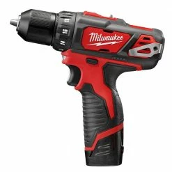 Milwaukee 2495-22 M12 12 Volt Cordless Power Lithium-Ion 2-Tool Combo Kit Tools & Equipment