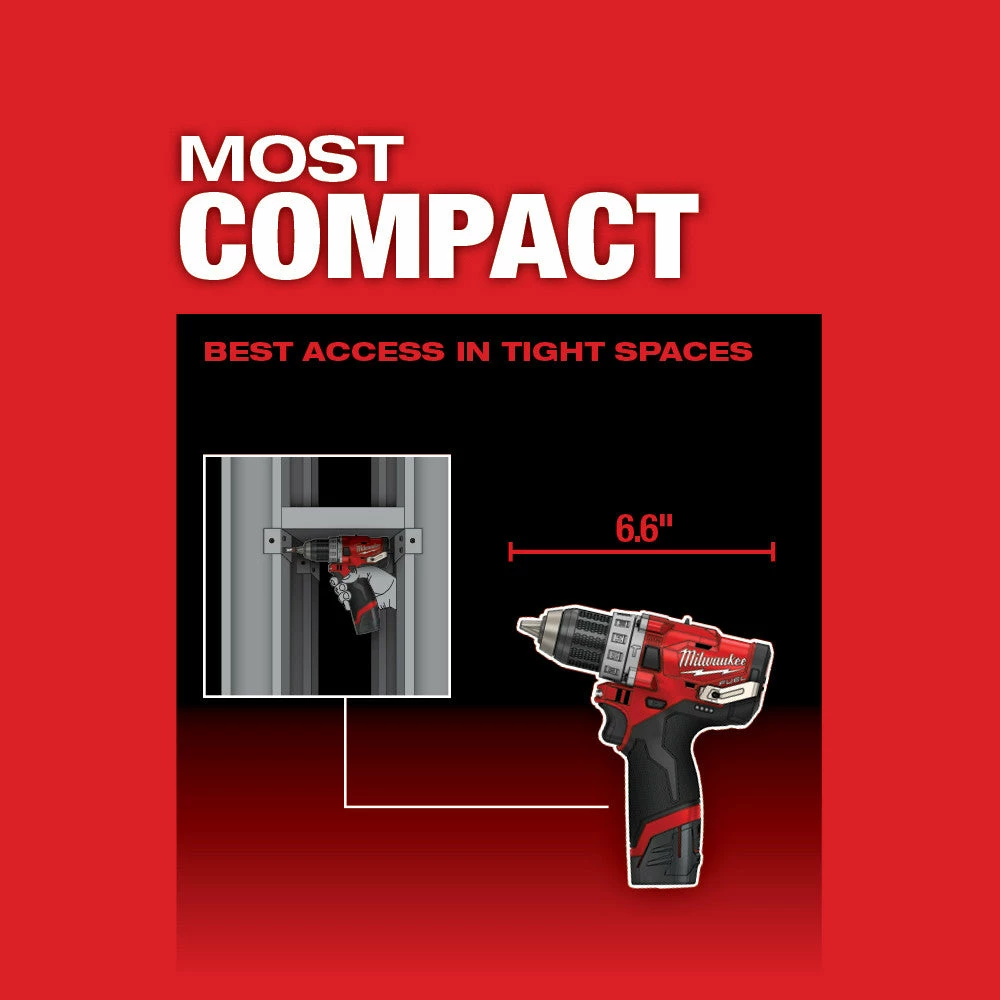 Milwaukee 2504-20 M12 FUEL 12V 1/2-Inch M12 FUEL Hammer Drill - Bare Tool 7 Milwaukee 2504-20 M12 FUEL 12V 1/2-Inch M12 FUEL Hammer Drill - Bare Tool