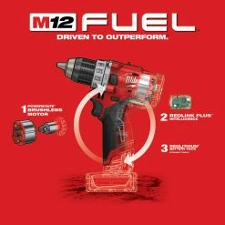 Tools & Equipment Milwaukee 2503-20 M12 FUEL 12V 1/2-Inch M12 FUEL Drill Driver - Bare Tool