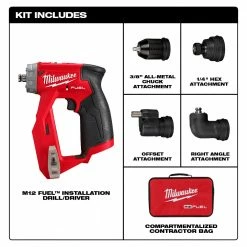 Milwaukee 2505-20 M12 FUEL 12V 4-in-1 Installation Drill/Driver -Bare Tool
