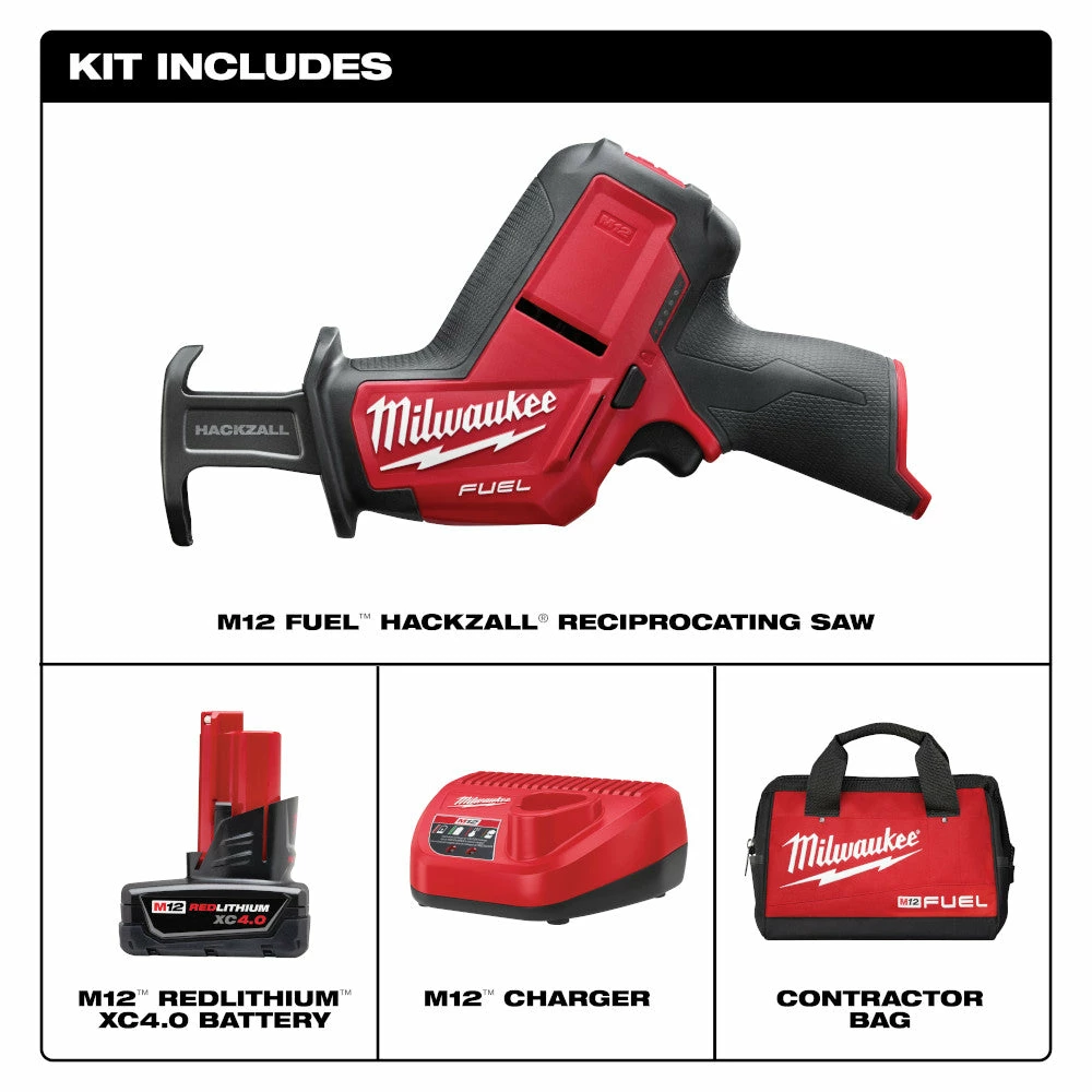 Milwaukee 2520-21XC M12 FUEL 12V HACKZALL Reciprocating Saw Kit 4 Milwaukee 2520-21XC M12 FUEL 12V HACKZALL Reciprocating Saw Kit