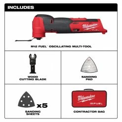 Milwaukee 2526-20 M12 12V Cordless Oscillating Multi-Tool - Bare Tool