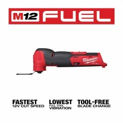 Milwaukee 2526-20 M12 12V Cordless Oscillating Multi-Tool - Bare Tool 17 Milwaukee 2526-20 M12 12V Cordless Oscillating Multi-Tool - Bare Tool