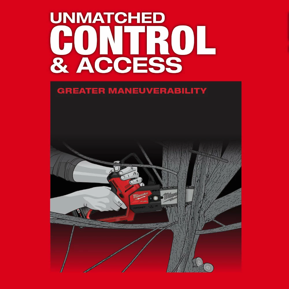 Pruners Milwaukee 2527-21 M12 FUEL 12V HATCHET 6" Brushless Cordless Pruning Saw Kit 6 Pruners Milwaukee 2527-21 M12 FUEL 12V HATCHET 6" Brushless Cordless Pruning Saw Kit