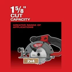 Milwaukee 2530-20 M12 FUEL 12V 5-3/8" Circular Saw W/ Carbide Blade - Bare Tool Tools & Equipment 18 Milwaukee 2530-20 M12 FUEL 12V 5-3/8