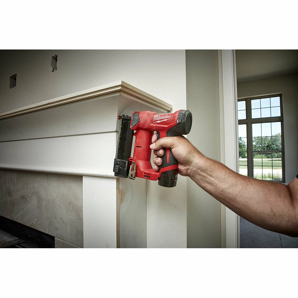 Milwaukee 2540-20 M12 12V 23 Gauge Compact Cordless Pin Nailer - Bare Tool Tools & Equipment 11 Milwaukee 2540-20 M12 12V 23 Gauge Compact Cordless Pin Nailer - Bare Tool Tools & Equipment