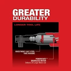Milwaukee 2558-20 M12 FUEL 12V 1/2-Inch 60-Ft-Lbs. Cordless Ratchet - Bare Tool