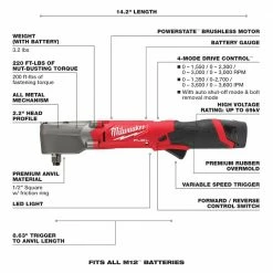 Milwaukee 2565-22 M12 FUEL 12V 1/2