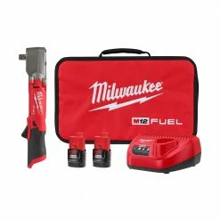 Tools & Equipment Milwaukee 2565P-22 M12 FUEL 12V 1/2" Cordless Right Angle Impact Wrench Kit