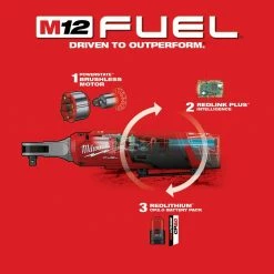 Tools & Equipment Milwaukee 2567-22 M12 FUEL 12V 3/8