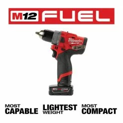 Milwaukee 2596-22 M12 FUEL 12V 2-Tool Drill Driver/Hex Impact Driver Combo Kit