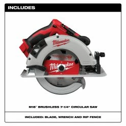 Tools & Equipment Milwaukee 2631-20 M18 18V 7-1/4-Inch Brushless Circular Saw - Bare Tool