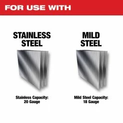 Milwaukee 2635-20 M18 18V 18 Gauge Cordless Double Cut Shear, Bare-Tool