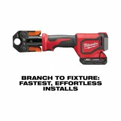 Tools & Equipment Milwaukee 2674-22P M18 18V Li-Ion Short Throw Press Tool Kit W/ PEX Crimp Jaws
