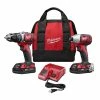 Milwaukee 2691-22 M18 18V Cordless Power Lithium-Ion 2-Tool Combo Kit
