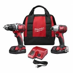 Milwaukee 2691-22 M18 18V Cordless Power Lithium-Ion 2-Tool Combo Kit
