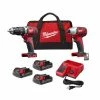 Milwaukee 2697-22CTP M18 18V Cordless Lithium-Ion 2-Tool Drill/Driver Combo Kit 2 Milwaukee 2697-22CTP M18 18V Cordless Lithium-Ion 2-Tool Drill/Driver Combo Kit