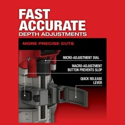 Milwaukee 2723-20 M18 FUEL 18V Cordless Li-Ion Compact Router - Bare Tool